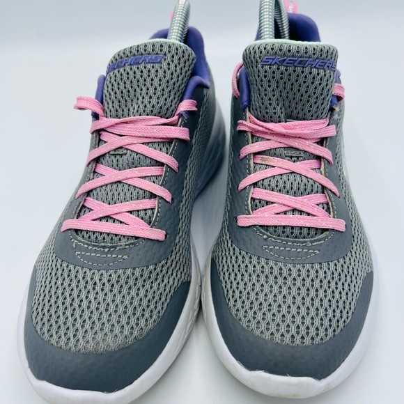 Size 5 UK 38 EUR Skechers Go Run Grey And Pink Trainers - Picture 10 of 10